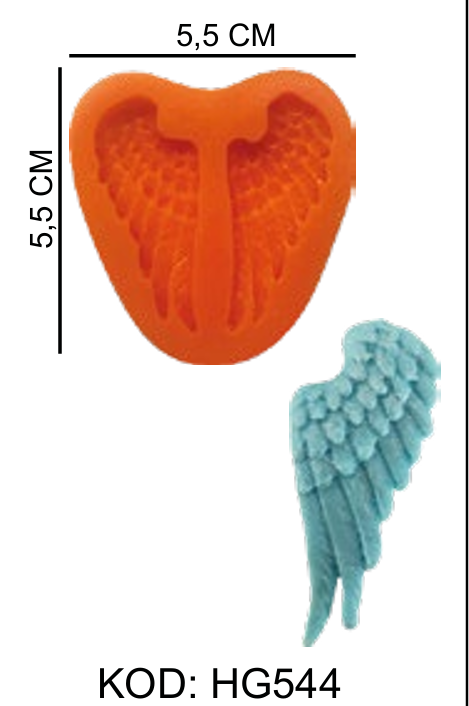 Melek Kanadı Silikon Kalıp HG544