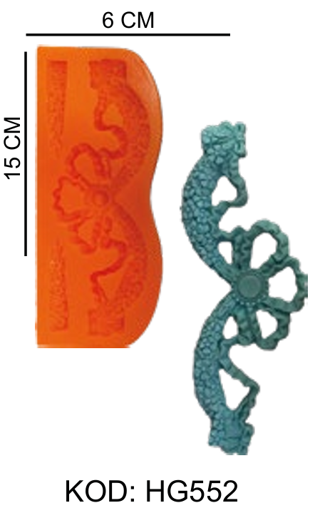 Ön Bordür Silikon Kalıbı HG552