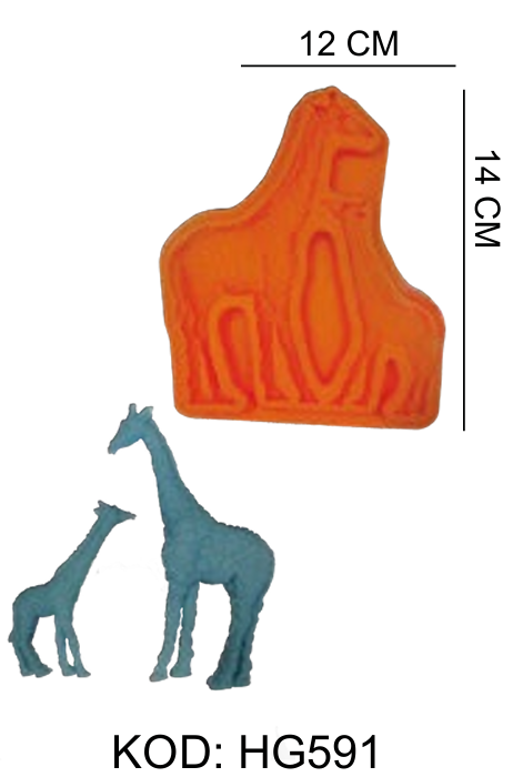 Zürafa Silikon Kalıbı HG591