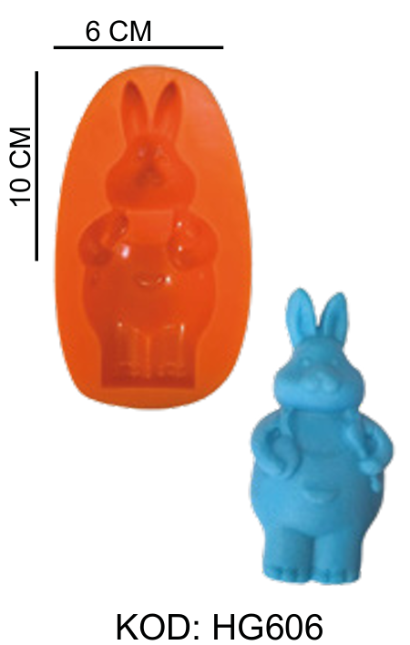 Tavşan Silikon Kalıbı HG606