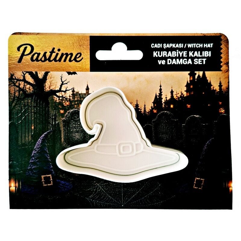 Cadı Şapkası Modelli Halloween Kurabiye Kalıbı