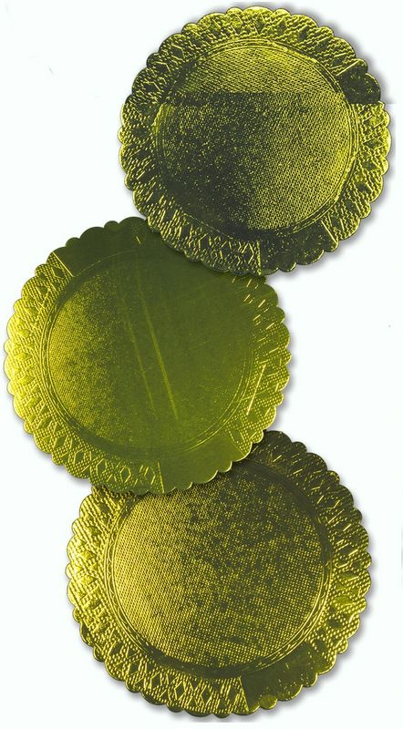 GOLD KARTON YUVARLAK KALIN 20 CM