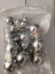 PASTA ÜSTÜ GÜMÜŞ METALİK TOPLAR SETİ