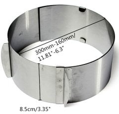 YUVARLAK AYARLI ÇEMBER 9CM YÜKSEKLİK