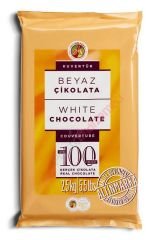 ALT248 FİLDİŞİ BEYAZ BLOK KUVERTÜR ÇİKOLATA  2.5 kg