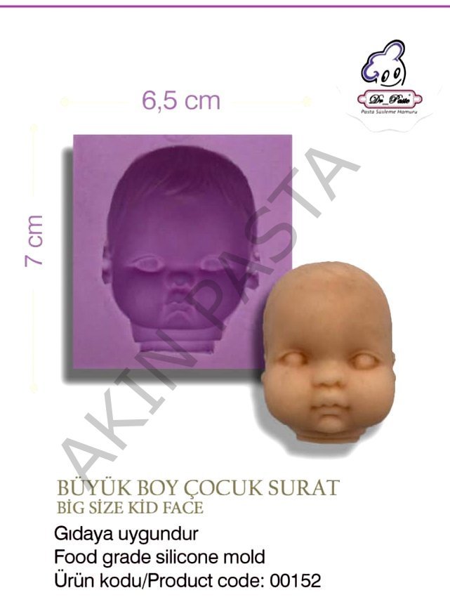 BÜYÜK BOY ÇOCUK SURATI SİLİKONU