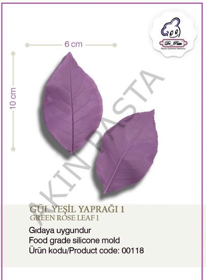 GÜL YEŞİL YAPRAĞI - 1 SİLİKONU