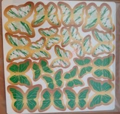 DEKORATİF KELEBEKLER PASTA VE CUP CAKE ÜSTÜ İÇİN