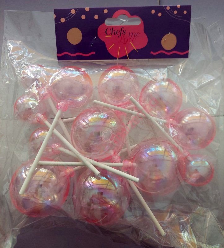 ÇOK AÇIK PEMBELİ BALON TOPLAR KARIŞIK BOYLAR 12Lİ PAKET