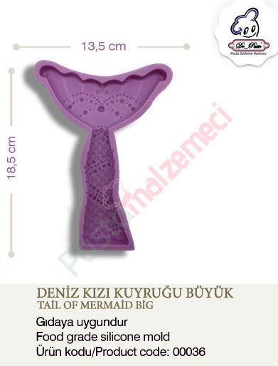 DENİZ KIZI KUYRUĞU BÜYÜK SİLİKONU