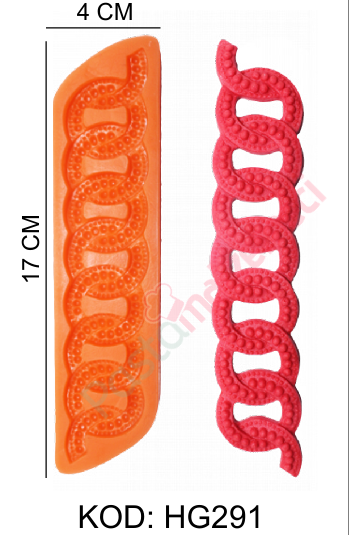 ZİNCİR DESEN SİLİKON KALIP HG291