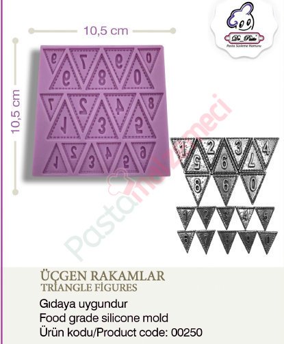ÜÇGEN RAKAMLAR SİLİKONU