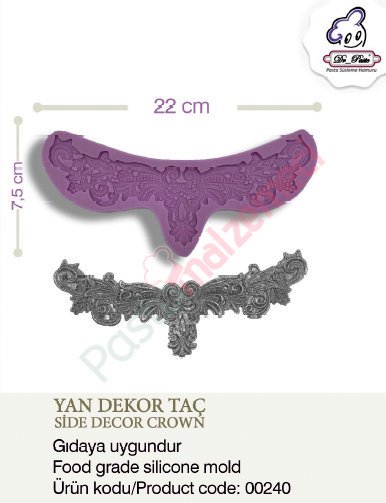 YAN DEKOR TAÇ SİLİKONU