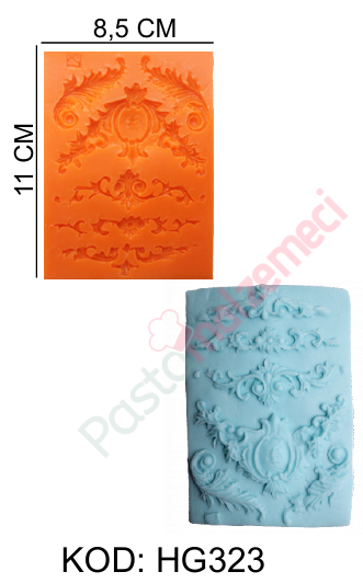 PASTA ÖN BORDÜR SİLİKON KALIP HG323