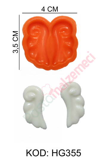 MELEK KANADI  SİLİKON KALIBI HG355
