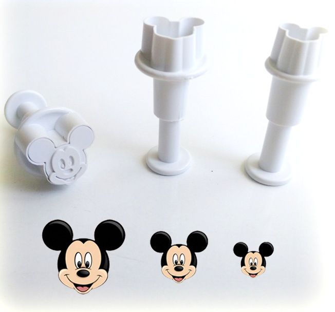 MİCKY MOUSE ŞEKER HAMURU ENJEKTÖRÜ 3LÜ KÜÇÜK BOY