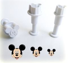 MİCKY MOUSE ŞEKER HAMURU ENJEKTÖRÜ 3LÜ KÜÇÜK BOY