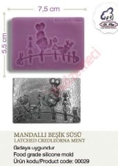 MANDALLI BEŞİK SÜSÜ SİLİKONU