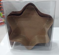 Yıldız Kek Kalıbı Kağıt 6 lı 12.5cm x 3.5 h
