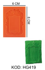 Kare Çerçeve Silikon Kalıp HG419