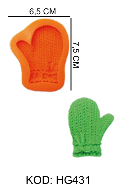 Bebek Eldiveni Silikon Kalıp HG431