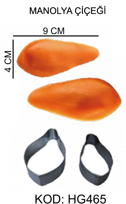 Manolya Çiçeği Silikon Kalıp HG465