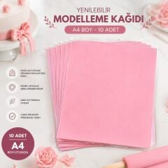 Modelleme Kağıdı Soft Pembe 10 lu Paket