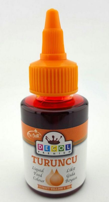 TURUNCU SIVI DECOL GIDA BOYASI 60mg