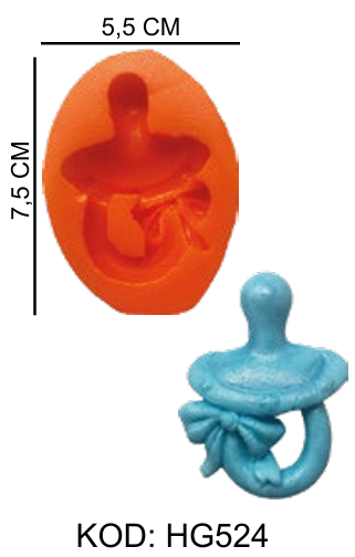 Emzik Silikon Kalıbı HG524